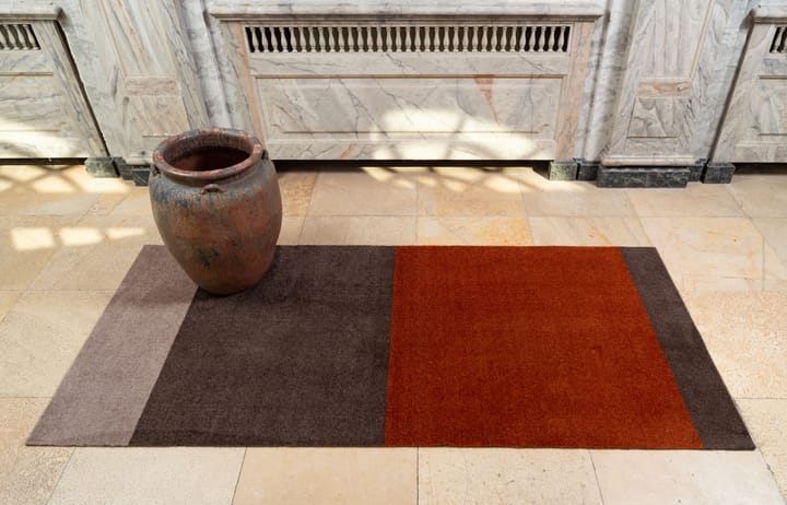 Stripes by tica, horizontal, tapis de couloir, Brown-terracotta, 90x200 cm tica copenhagen