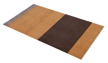 Stripes by tica, horizontal, tapis de couloir - Dijon-brown-sand, 67x120 cm - tica copenhagen