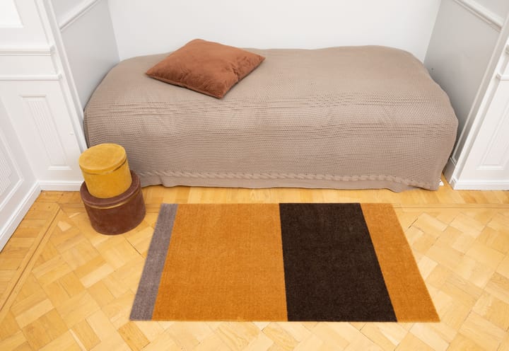 Stripes by tica, horizontal, tapis de couloir, Dijon-brown-sand, 67x120 cm tica copenhagen