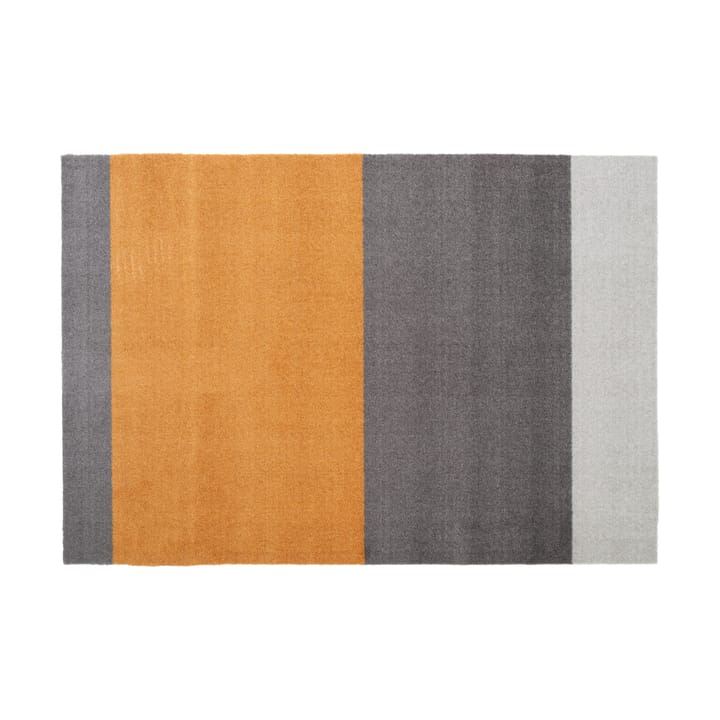 Stripes by tica, horizontal, tapis de couloir - Grey-grey-dijon, 90x130 cm - Tica copenhagen