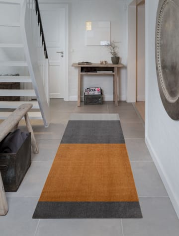 Stripes by tica, horizontal, tapis de couloir - Grey-grey-dijon, 90x200 cm - tica copenhagen