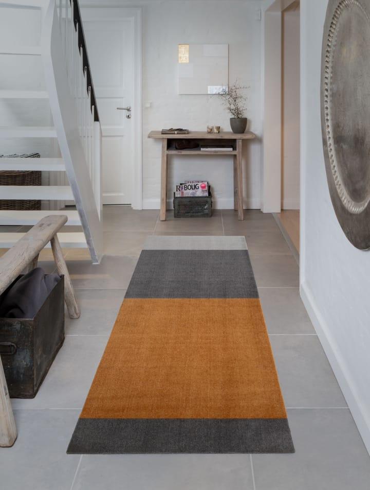 Stripes by tica, horizontal, tapis de couloir, Grey-grey-dijon, 90x200 cm tica copenhagen