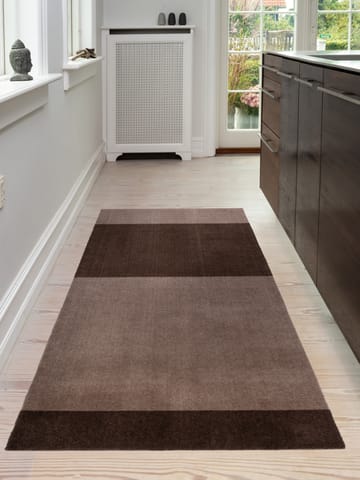 Stripes by tica, horizontal, tapis de couloir - Sand-brown, 90x200 cm - tica copenhagen