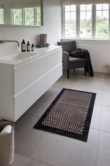 Tapis de couloir Dots - Black-sand, 67x120 cm - tica copenhagen