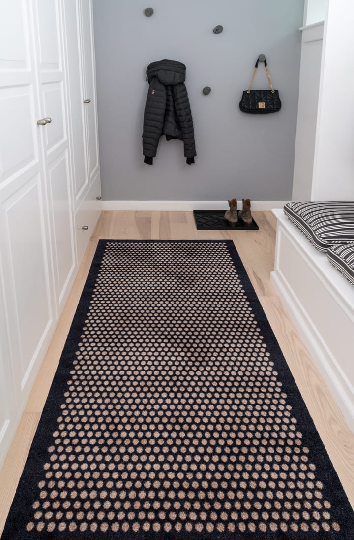 Tapis de couloir Dots, Black-sand, 90x200 cm tica copenhagen