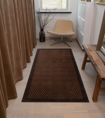 Tapis de couloir Dots - Cognac-brown, 90x200 cm - tica copenhagen