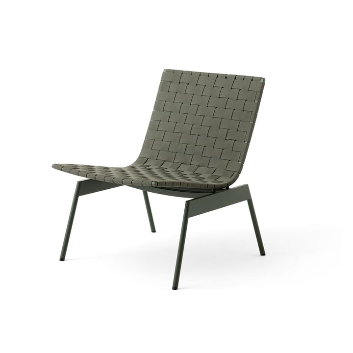 Chaise longue Ville Outdoor AV44 - Bronze green - &Tradition