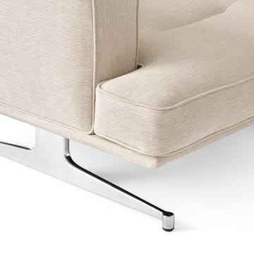 Fauteuil Inland AV21 - Argile 0011 - aluminium poli - &Tradition