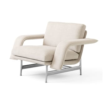 Fauteuil lounge Meantime AV29 - Pol. aluminium-Ecriture 0210 - &Tradition