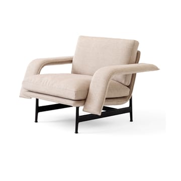 Fauteuil lounge Meantime AV29 - Warm black-Hallingdal 0220 - &Tradition