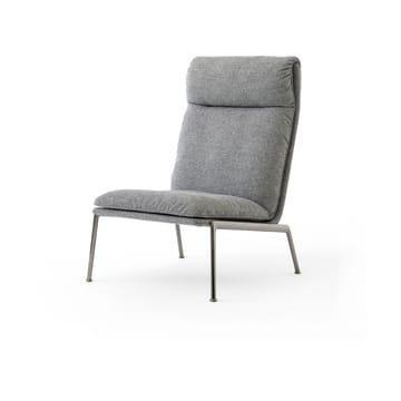 Fauteuil lounge Muno LN16 High back - Dark chrome-Hallingdal 0126 - &Tradition