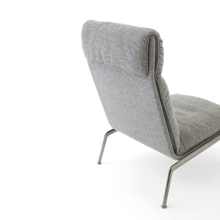 Fauteuil lounge Muno LN16 High back, Dark chrome-Hallingdal 0126 &Tradition