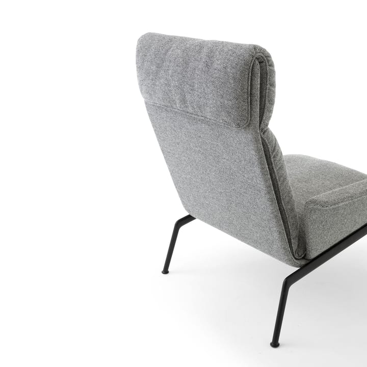 Fauteuil lounge Muno LN17 High back, Warm black-Hallingdal 0126 &Tradition