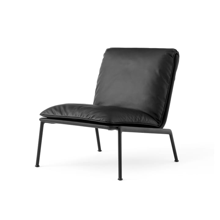 Fauteuil lounge Muno LN18 - Warm black-Noble leather Black - &Tradition