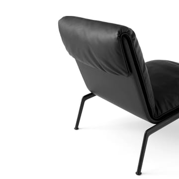 Fauteuil lounge Muno LN18 - Warm black-Noble leather Black - &Tradition