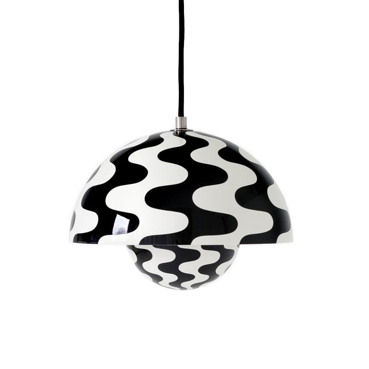 Suspension Flowerpot VP1 - Black-white pattern - &Tradition