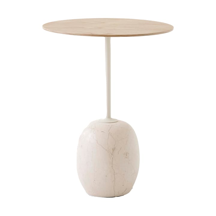 Table Lato LN8 - Lacquered oak-Crema diva marble - &Tradition