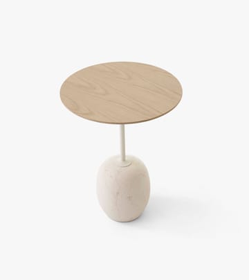 Table Lato LN8 - Lacquered oak-Crema diva marble - &Tradition