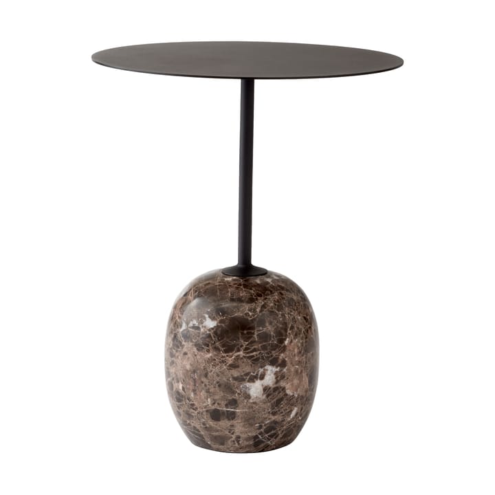 Table Lato LN8 - Warm black-Emparador marble - &Tradition