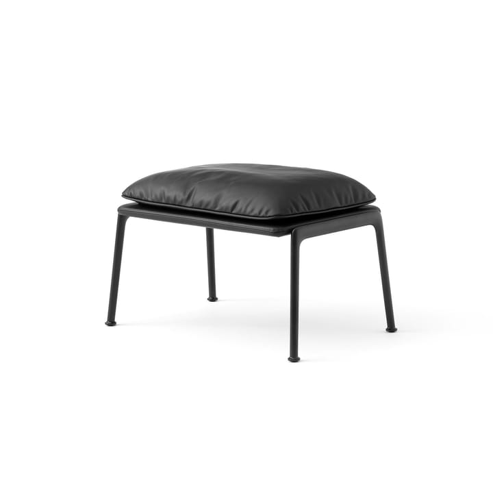 Tabouret Muno LN20 - Warm black-Noble leather Black - &Tradition