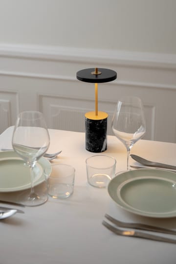 Lampe de table Asteria Move Mini Ø12x25,5 cm - Black marble - Umage