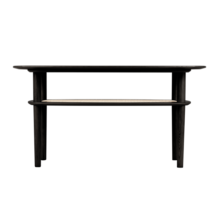 Table basse Together Sleek Rectangle 60x100 cm, Black oak Umage