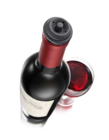 Bouchon de vin Vacuvin, lot de 2 - Gris - Vacuvin