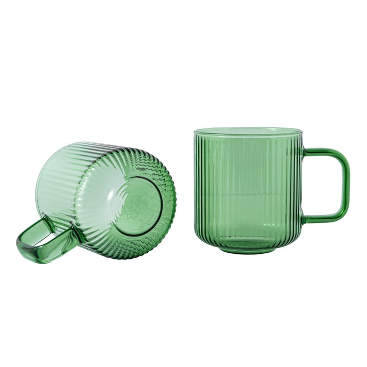 Mugs à café YKON 41 cl, lot de 4 - Vert - Vargen & Thor