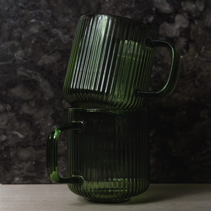 Mugs à café YKON 41 cl, lot de 4 - Vert - Vargen & Thor