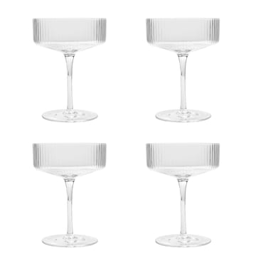 Verres à cocktail YKON 25 cl, lot de 4 - Transparent - Vargen & Thor