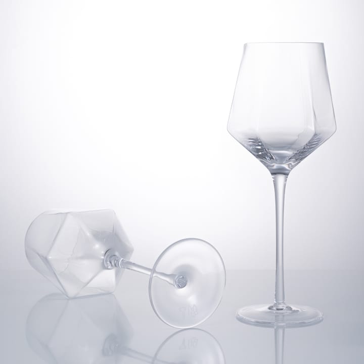 Verres à vin HEXA 35 cl, lot de 4, Tranpsarent Vargen & Thor