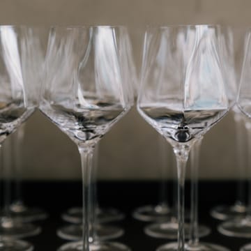 Verres à vin HEXA 35 cl, lot de 4 - Tranpsarent - Vargen & Thor