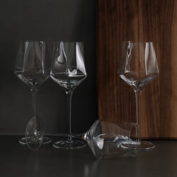 Verres à vin HEXA 35 cl, lot de 4 - Tranpsarent - Vargen & Thor