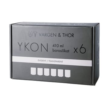 Verres YKON 41 cl, lot de 6 - Evident transparent - Vargen & Thor