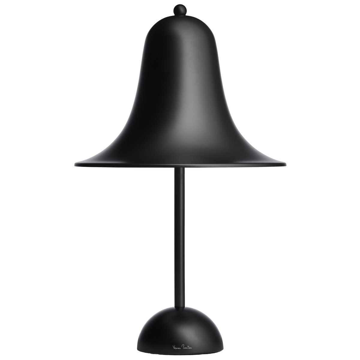 Verpan Lampe de table Pantop Ø23 cm Matt black