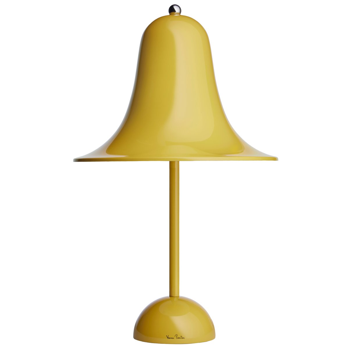 Verpan Lampe de table Pantop Ø23 cm Warm yellow