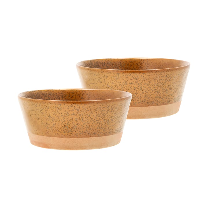 Bol Evig Ø10 cm lot de 2 - Amber - Villa Collection