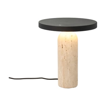 Lampe de table Vilja 25xØ22,5 cm - Travetin - Villa Collection