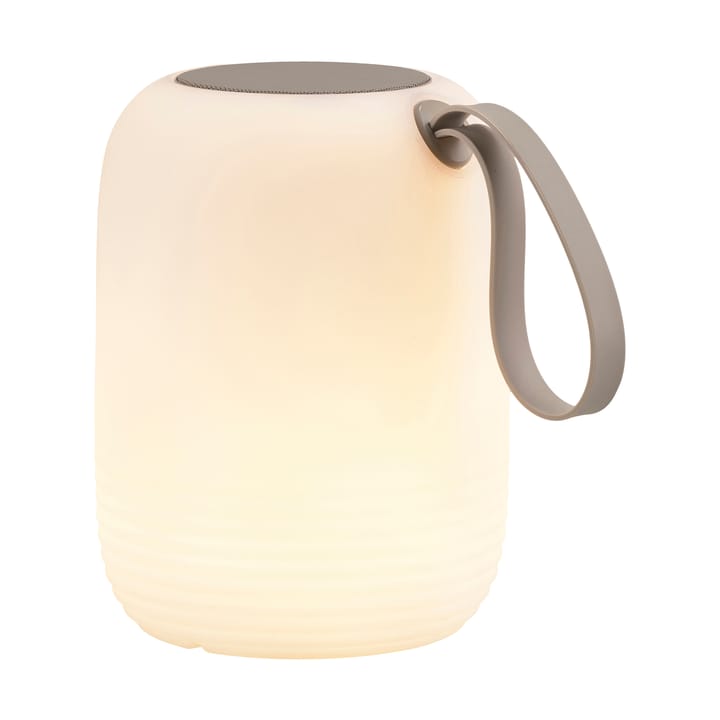 Lampe LED avec haut-parleur Hav portable Ø12,5 cm, White-sand Villa Collection