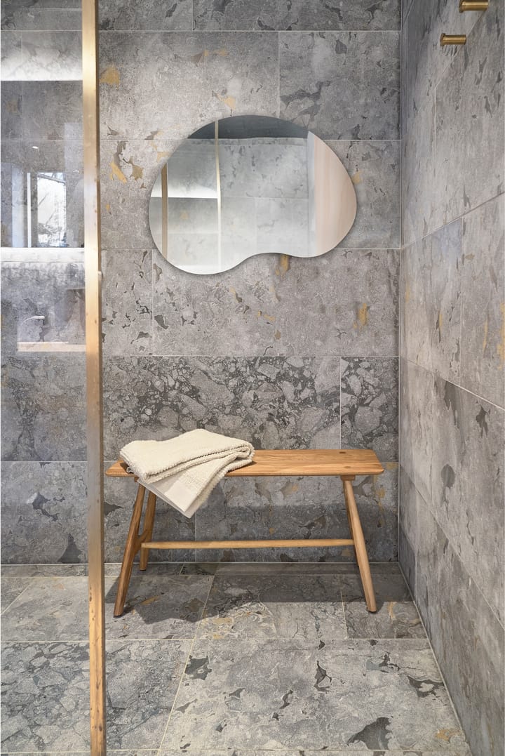 Miroir Vera 60x80 cm, Argent Villa Collection