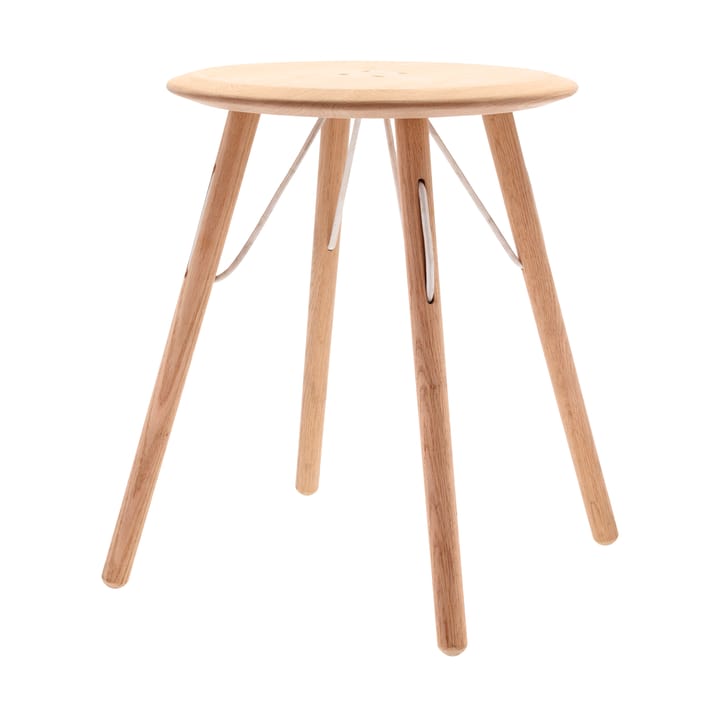 Table d'appoint Barv 55xØ45 cm, Chêne massif non traité Villa Collection