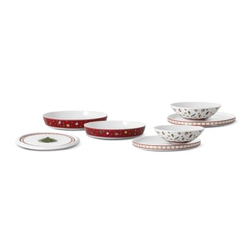 Service Toy's Delight La Boule 7 pièces - Blanc-rouge - Villeroy & Boch