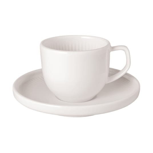 Tasse à expresso Afina 5 cl avec soucoupe, White Villeroy & Boch