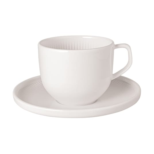 Tasse avec soucoupe Afina - White - Villeroy & Boch