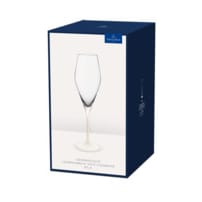 Verre à champagne Manufacture Rock 26 cl, lot de 4 - Transparent-blanc - Villeroy & Boch