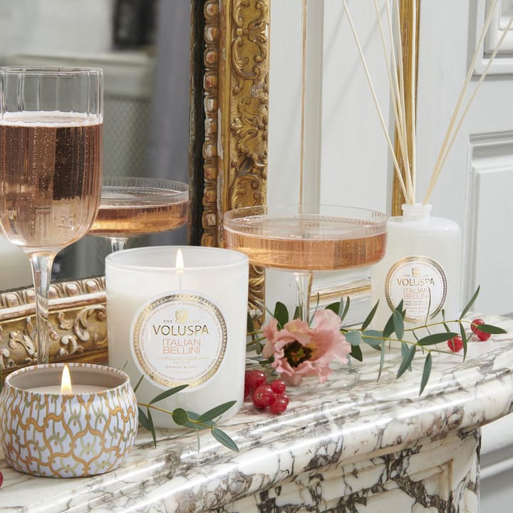 Bougie parfumée Classic Maison Blanc 60 heures, Italian Bellini Voluspa