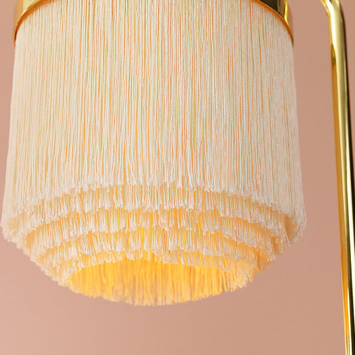 Lampadaire Fringe, pale pink, acier plaqué laiton Warm Nordic