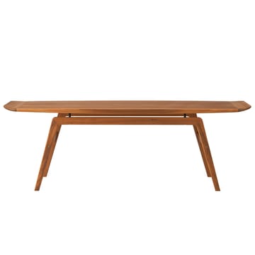 Table basse Surfboard 152x52 cm - Teak - Warm Nordic