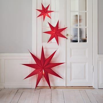 Étoile de Noël Aino slim rouge - 60 cm - Watt & Veke