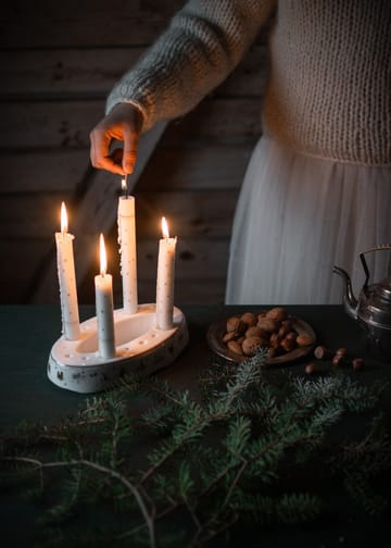 Bougeoir Julemorgen Story - Blanc - Wik & Walsøe